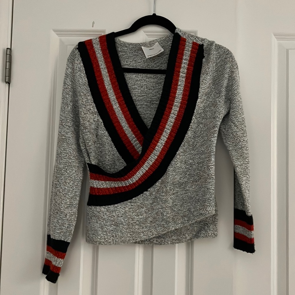 C/Meo Collective Women's Crossover Front Knit Wrap Sweater Top